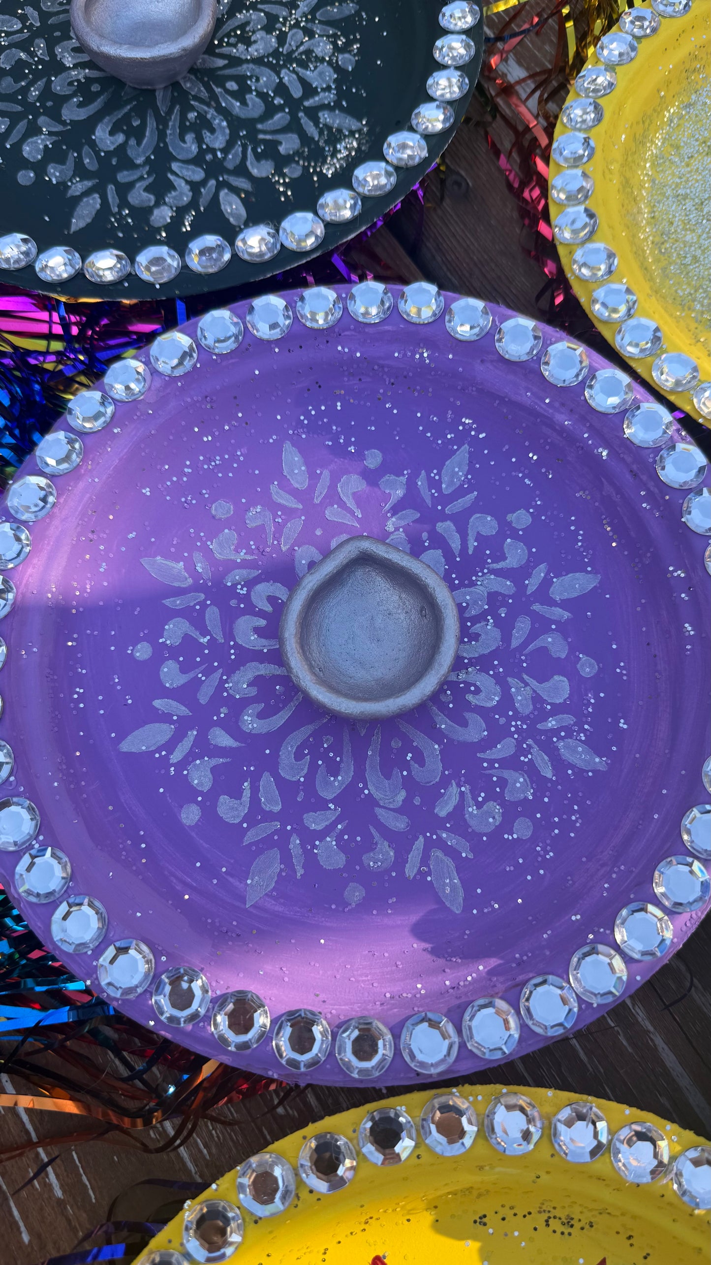Custom paper Mehndi plates