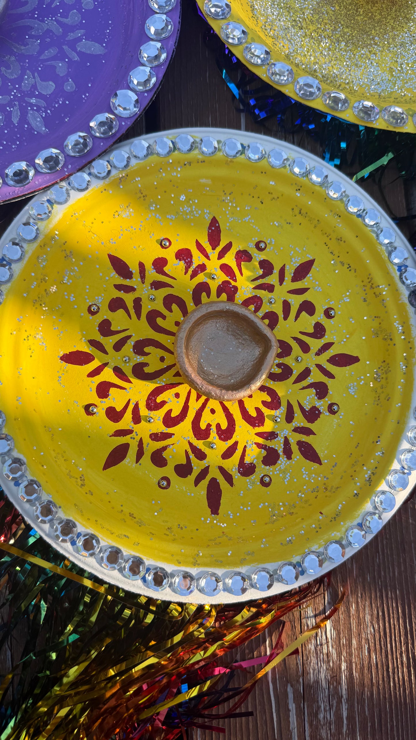 Custom paper Mehndi plates