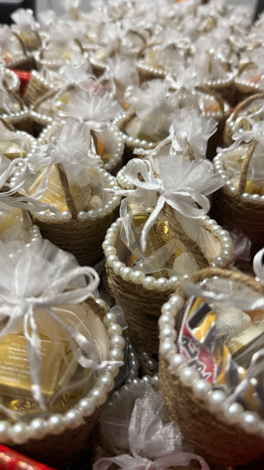 Hand Crafted Favour Baskets