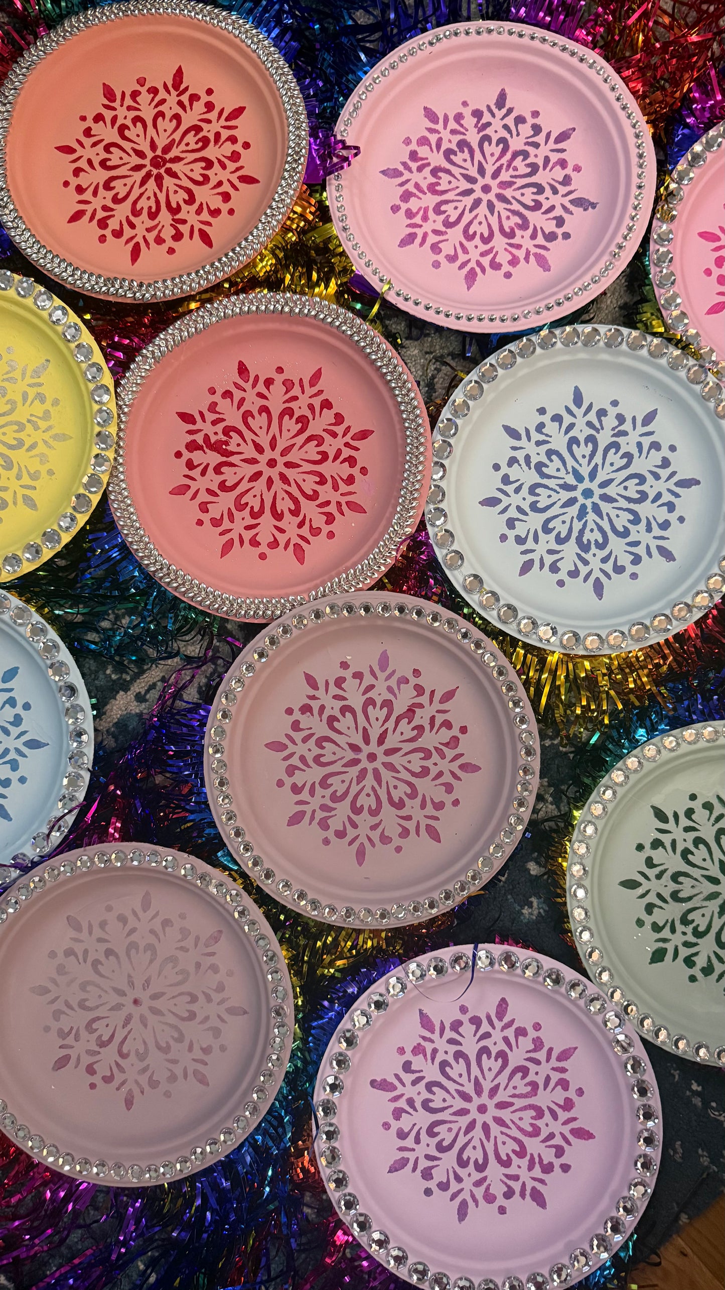 Custom paper Mehndi plates