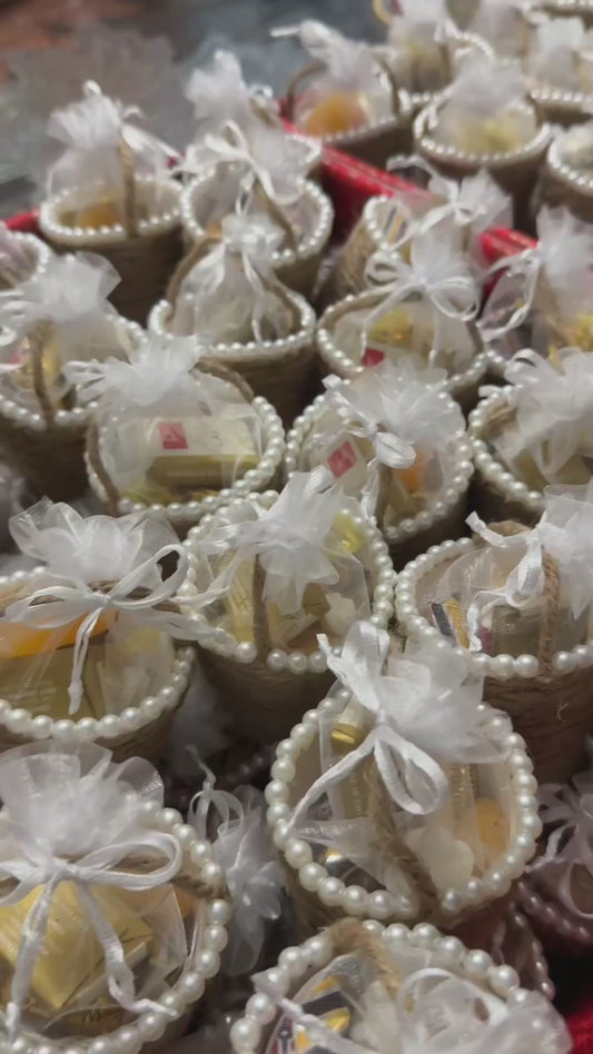 Hand Crafted Favour Baskets